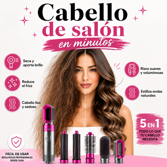 ✨LilaGlow™ : seca, alisa, riza y da volumen con acabado profesional desde casa