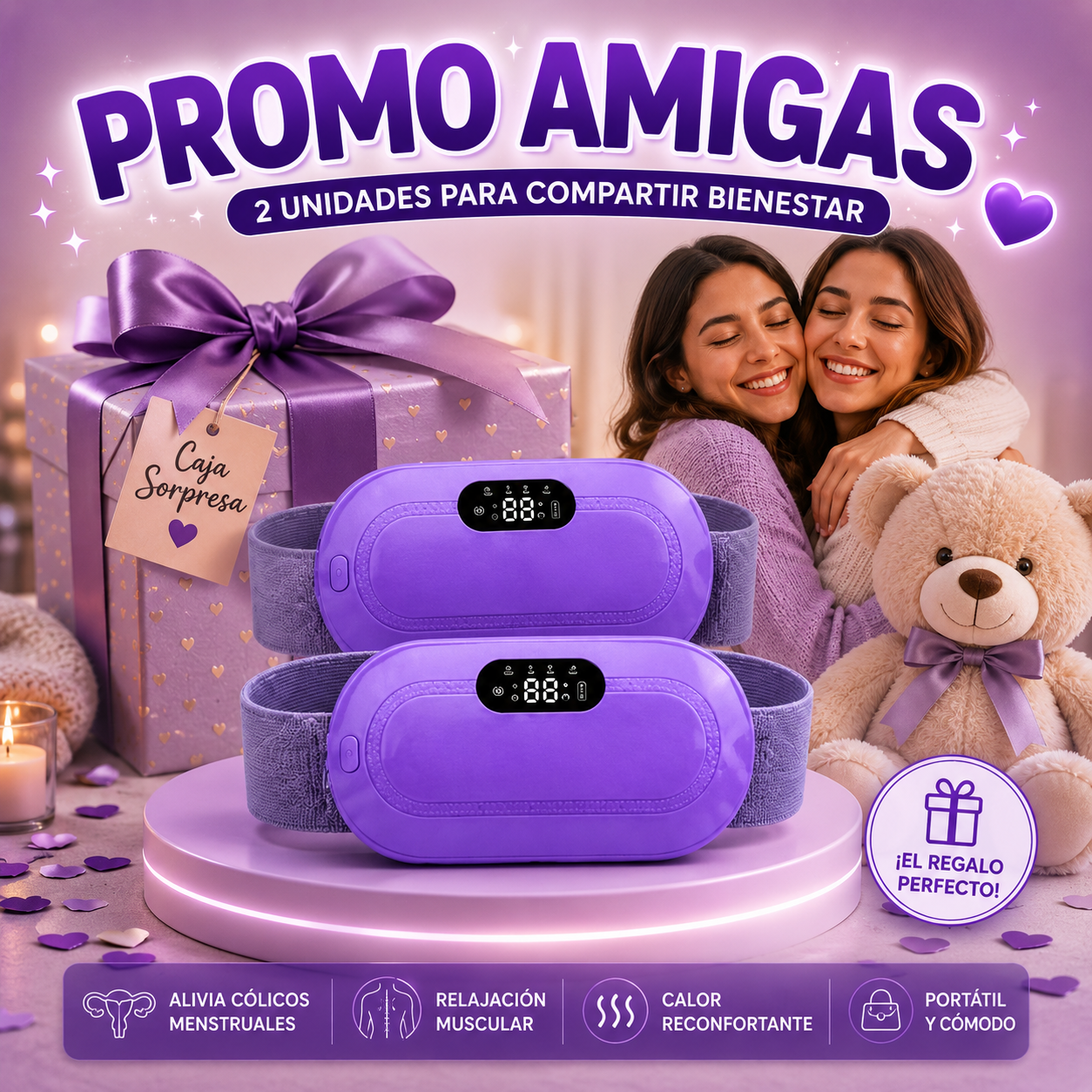 🪻 LilaCalm : Alivio del dolor menstrual y relajación muscular